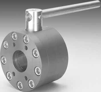 Ball Valves KHF3 Series Direct Mount SAE Flange 1/ to 4 Features Compact, space saving design Full passage for unrestricted flow of medium Floating ball provides positive seal Phosphate coated valve