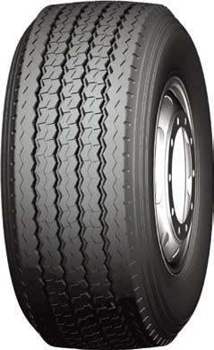 Excellent loading capacity, ow rolling resistance, ow noise. 385/65R22.5 STD. RI 11.75 15.