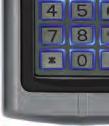 environments. MINIkey Stand Alone Wired Keypad System The MINIkey is a self-contained keypad system for the control of door and gated entrances.