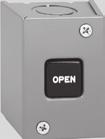 ACCESSORIES Commercial Door Operators COMMERCIAL DOOR CONTROLS Push-Button Control Stations (continued) 2-Button Control Stations OPEN/CLOSE should only be used with operators wired for constant