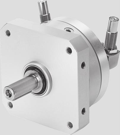 Swivel modules DSM-2 40-B Overview Semi-rotary drives with minimum space requirement Simple coarse and precision adjustment of the swivel angle Pneumatic Cylinders and Actuators High-performance