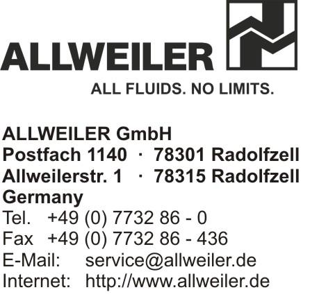 For exact limits of application please refer to the quotation and acceptance of order. AG Postfach 1140!