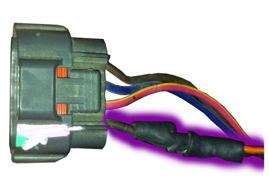 -Orange Wire- Manifold Absolute Pressure (MAP) Sensor - PIN #4 Connect at the MAP sensor connector located on the driver s side of the engine, mounted on the backside of the intake manifold.