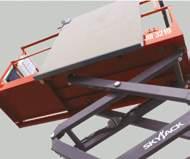 Available on all DC scissor lifts, the Board Carrier is designed specifically for