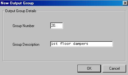 4.2 Output Group programming By default, the damper interface unit is assigned to group 199. The damper would therefore normally be open(energised).