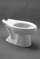 8 Lpf] or greater, high efficiency floor mounted toilet with siphon jet flush action and elongated,front rim designed to accom modate a bedpan.