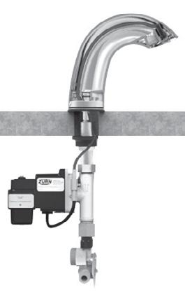 Z6950 Aqua-FIT Faucet Serio Series ENGINEERING SPECIFICATIONS ADA compliant, battery-powered, chrome-plated sensor faucet for retrofit and new construction. - S: Serio Series 1.5.35 gpm flow rates