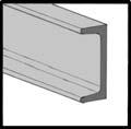 ALUMINUM CHANNELS 6063-T5 ARCHITECTURAL Square Fillets Stock Lengths 21 ft Size Weight Inches lbs per ft 1 X 1/2 X 1/8.263 1 X 3/4 X 1/8.337 1 1/2 X 3/4 X 1/8.41 1 1/2 X 1 1/2 X 1/8.625 2 X 1 X 1/8.