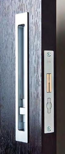 Sliding Door Privacy Locks HB 690 Pocket door privacy set 170mm flush pulls, with