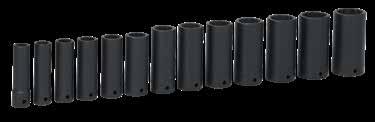 NEW INNOVATIVE PRODUCTS 1/2" DRIVE DEEP IMPACT SOCKETS, 12 POINT, SAE Product Code Size (Inches) List Price: 14-1216 1/2 $18.59 14-1218 9/16 $19.18 14-1220 5/8 $19.18 14-1222 11/16 $19.