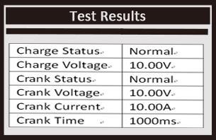 1) Charge Status:Normal Charging system shows the generator s output is normal, no problems are detected. 2) Charge Status:Low Output Charging volt of the charging system is low.