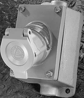 ECP plug fits any standard U-Ground non-explosionproof receptacle (NEMA 5-15R, 5-20R, or 6-20R) as well as U- Line explosionproof receptacles.