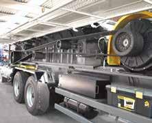 0 metre long discharging transport belt can be equipped with a magnetic separator.
