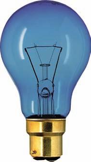 GLS Specialties Practitone Daylight Blue Product Description Natural blue-tinted transparent glass bulb to filter out the excess red light characteristic of normal incandescent lamps Product Feature