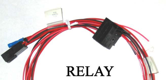 COLDSHOT II ELECTRICAL INSTALLATION: IGNITION RELAY HARNESS: To the right is a