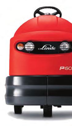 Linde have achieved this objective with trailing arm suspension on the rear axle and leading arm