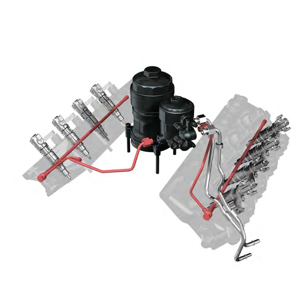 FUEL SUPPLY SYSTEM Fuel Supply System Features Horizontal Fuel Conditioning Module (HFCM) Secondary Fuel Filter Fuel Check Valves Fuel Supply System Features The fuel supply system uses a new