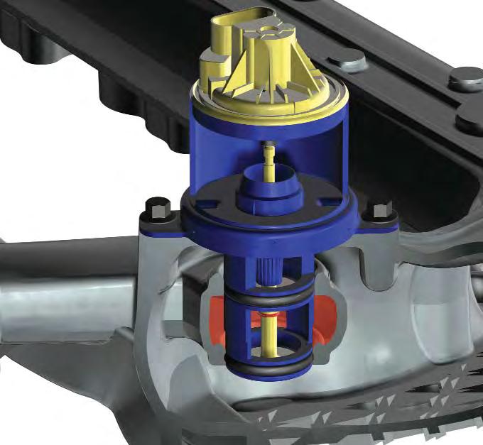 AIR MANAGEMENT SYSTEM EGR Valve The PCM controlled EGR (Exhaust Gas Recirculation) valve adds cooled exhaust gases to the intake manifold to reduce NOx