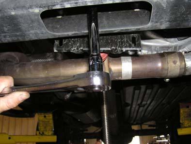 While the new system does not require the removal of the transmission, the stock system cannot be removed intact with out
