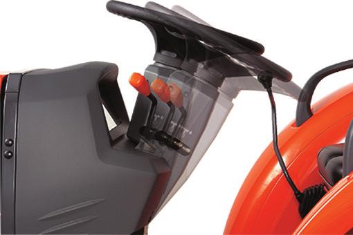 Mid-PTO (Optional) Kubota offers a semi-independent Mid-PTO for all Grand L60s that can be used with a variety of performance-matched front-mounted snow blowers or sweeper brooms.