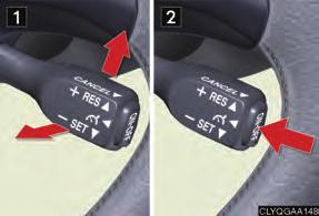 Topic 3 When Driving Cruise Control (If Equipped) Cruise control allows the driver to maintain a constant speed without having to operate the accelerator pedal.