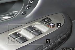 Topic 6 Opening and Closing Power Windows 2 Power window switches To open: press the switch. To close: pull the switch up.