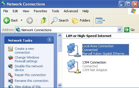IP Address Configuration Computer IP Address Set-up for Windows XP, Vista, and 7 In order for the PT-Link II to communicate properly, it is imperative to set the IP address of both the PT-Link II as