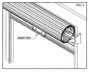 2. FIXING OF DOOR WEIGHT BARS. Some doors may require the fitting of weight bars that sit in the bottom rail of the door to provide additional weight.