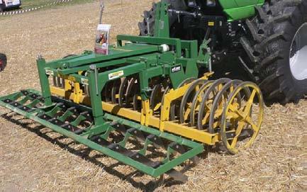 For example, front ballast is only needed on the road and on headland when cultivating with heavy accessory rear equipment.
