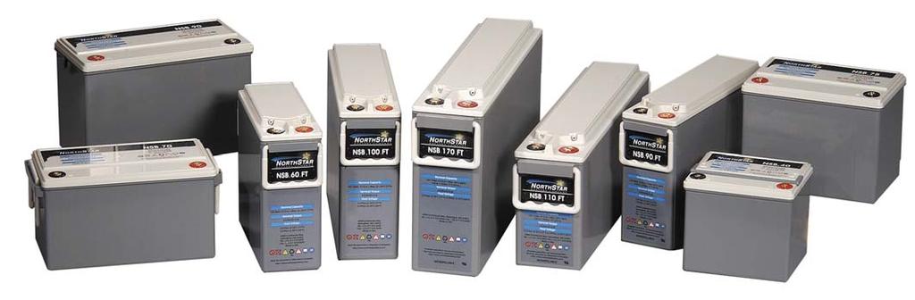 Introduction T he NSB series of premium high density valve-regulated lead acid (VRLA) batteries from NorthStar Battery has been specifically designed to offer ten to fifteen years trouble free