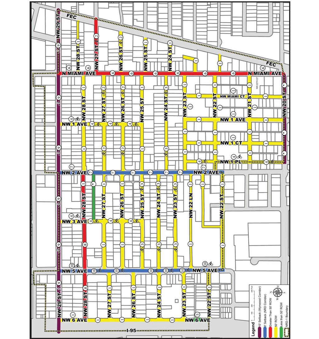 8.2 NRD-1 STREET MASTER PLAN - MAP * ZONED ROW DOES NOT FIT A