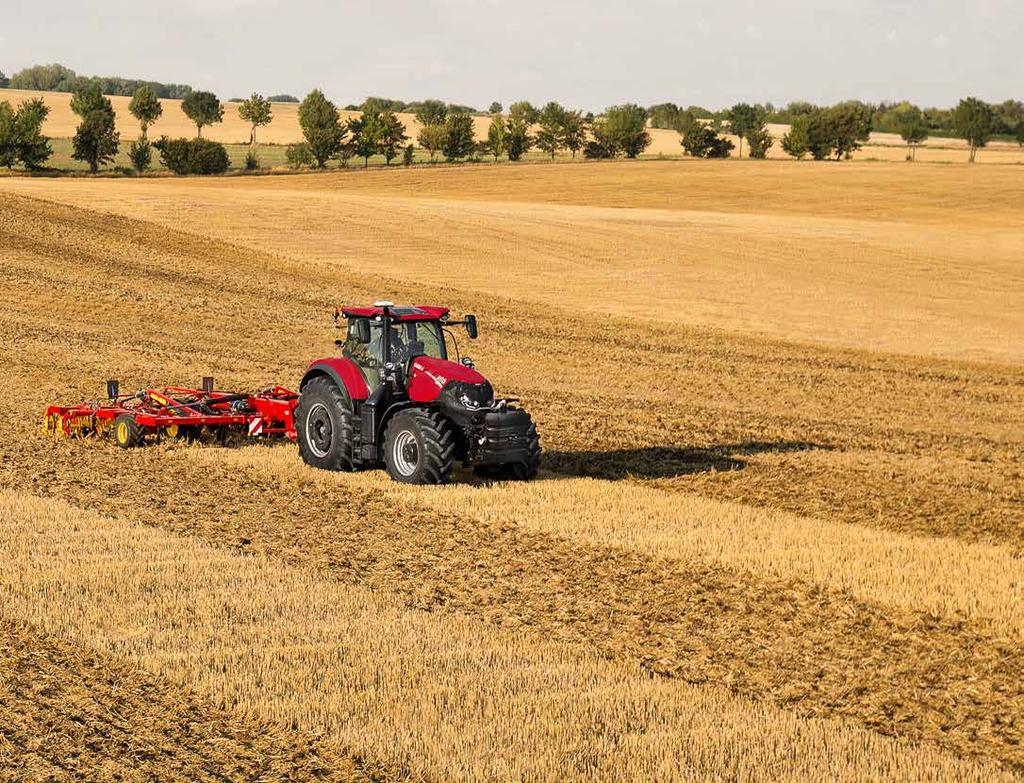What adds to the great feeling of owning and driving Case IH s latest tractor is knowing that the Optum CVX is an intelligent investment.