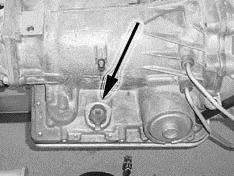4L60/65E transmissions have the connection located on the passenger side, as seen in Figure 22.