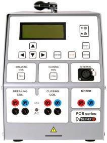 POB40D Generates 10 V to 300 V DC on coils outputs. No AC voltage available. No external trigger connector available.