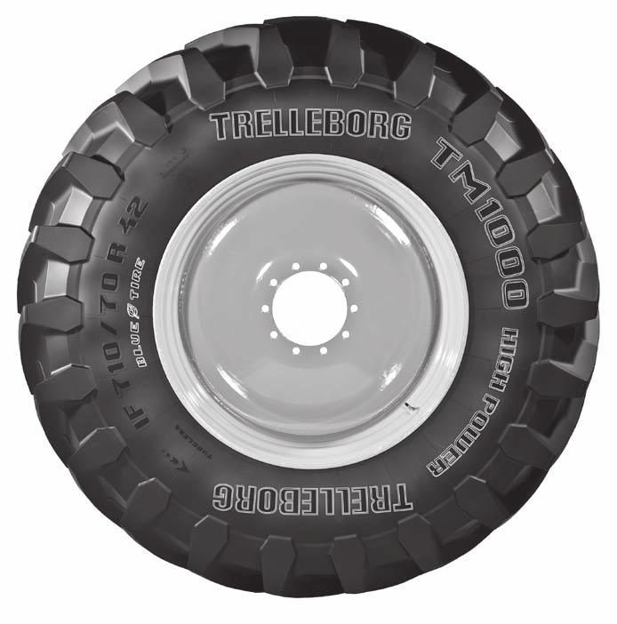 Performance for farmers, care for the environment On the sidewall of the tyre, the logo represents all the