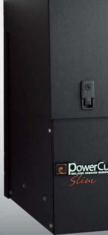 power. The new PowerCube Slim fits industry leading HVAC capacity within the 19.
