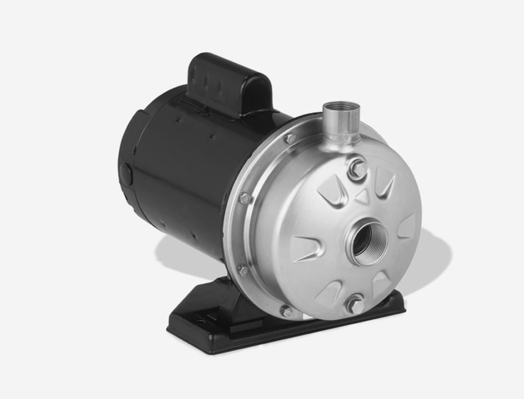 3K Series - Single Stage Stainless Steel End-Suction Centrifugal Pumps 34 RPM Models 3K-3K93 FEATURES 4SSL liquid-end construction offers corrosion resistance and increases operating life over