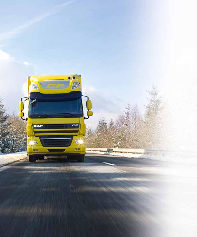 Comfort and safety systems to rely on DAF Trucks offers a wide range of comfort and safety options, which has been further enhanced for the CF Series.