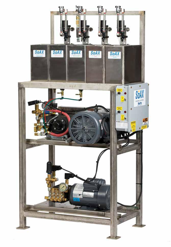 SoAX BAY-PRO SYSTEM SoAX Bay-Pro System is a compact and modular cleaning system that is designed for car dealerships, detail shops, apartment complexes, and oneor two-bay car washes.