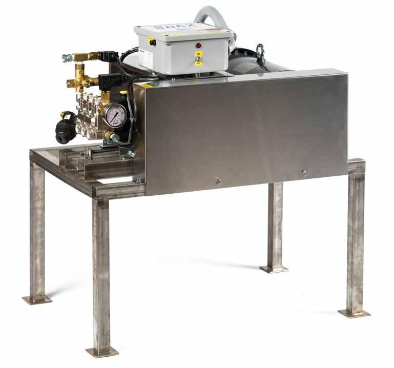 SoAX MODEL 2008 & 3005 SoAX models 2008 and 3005 are designed for heavy-duty cleaning applications in agricultural and industrial sectors.