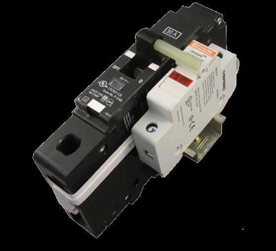 BRANCH CIRCUIT PROTECTION Overloads are the most common overcurrent condition and the MFCP s innovative combination branch circuit protection provides resettable overload protection up to 2 times the