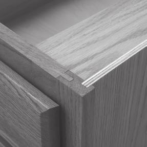 capacity per drawer for all guides ALL-PLYWOOD CONSTRUCTION ½" Laminated Plywood Shelves 3 / 8" Laminated Plywood Sides WALL CABINETS BASE CABINETS DRAWERS INTERIOR