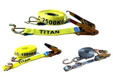 TRANSPORT LASHING PRODUCTS All Titan Ratchet Tie Downs are manufactured to fully comply with