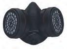 Breathing equipment including: face mask, belt, active coal filter, preset regulator, 10m