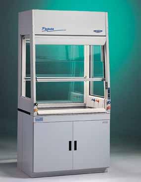 Protector ClassMate Laboratory Hoods 4' Protector ClassMate Laboratory Hood 6970401 is shown with SpillStopper Work Surface 6986400 and Protector Acid Storage Cabinet 9901000.