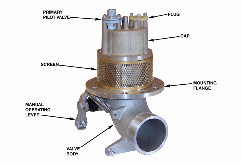 Figure 1. 3-Inch Internal Valve B. Stopping Fuel Flow into the Tank Fuel flow into the tank stops when the fuel level reaches the F613 jet level sensor shutoff point.