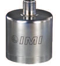 4 to 15 khz 10 mv/g or 100 mv/g 1/4-28 thru bolt, 2 pin MIL connector Ceramic, High Frequency Model 623C01 15 khz at 3dB 10 mv/g or 100 mv/g