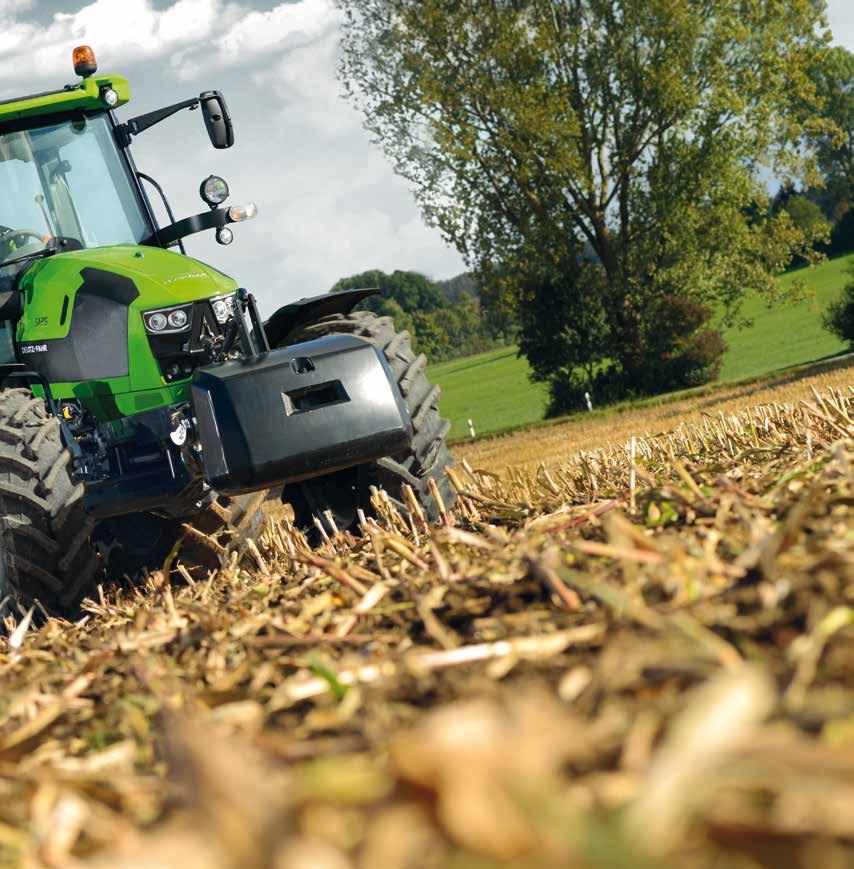 5 SERIES The front axle features a new suspension for more driving comfort, safety and grip. Specifications Deutz TCD 3.