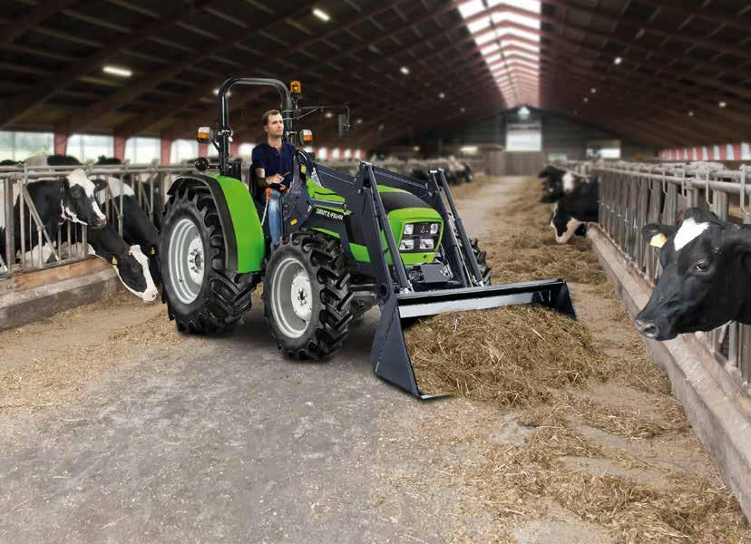 26-27 TRACTORS agrolux 310-320 - 410 the compact tractor for every task. With its compact dimensions and powerful engines, the Agrolux 310/320/410 has everything a tractor could need.