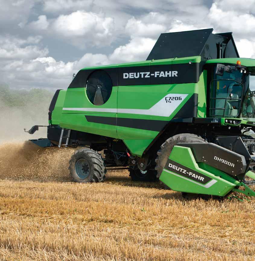 34-35 combine harvesters SUPERIOR PERFORMANCE AND RELIABILITY. Elegant design with a mild restyling.